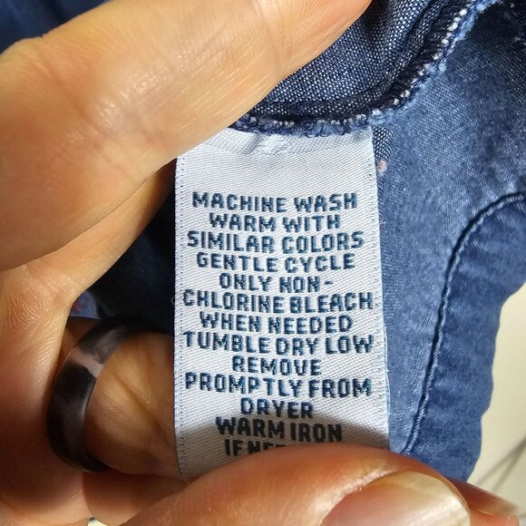 Go Softly Embroidered Patio Dress 1X Floral Zip Kaftan Cottagecore Prairie - Picture 9 of 10